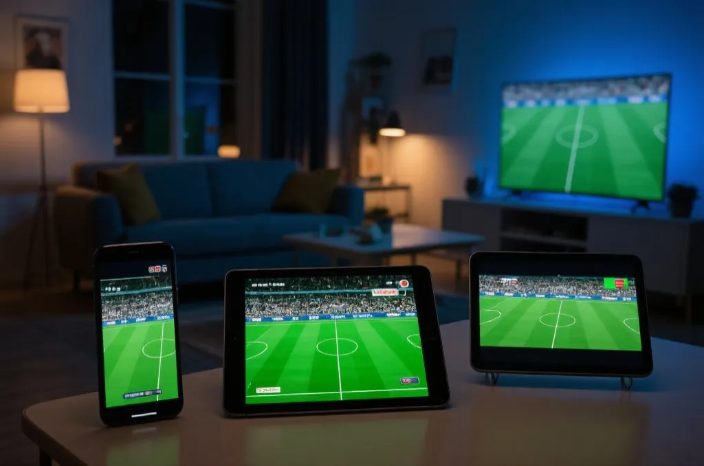手机平板电视多设备观看足球直播
